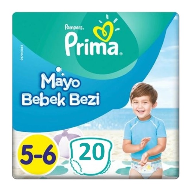 Prima 5-6 Numara Mayo Bebek Bezi 14+ kg 20'li Yüksek Kalite Koruma Sağlar