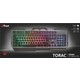 Trust 23760 Gxt 856 Torac Metal Kasa RGB Gaming Klavye Trust 23760 Gxt 856 Torac Metal Kasa RGB Gaming Klavye