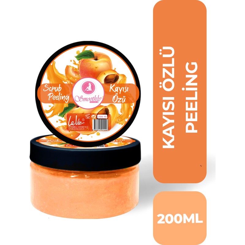 Smoothly Kayısı Özlü Canlandırıcı & Yumuşatıcı El Ayak Bakım Peelingi 200ML