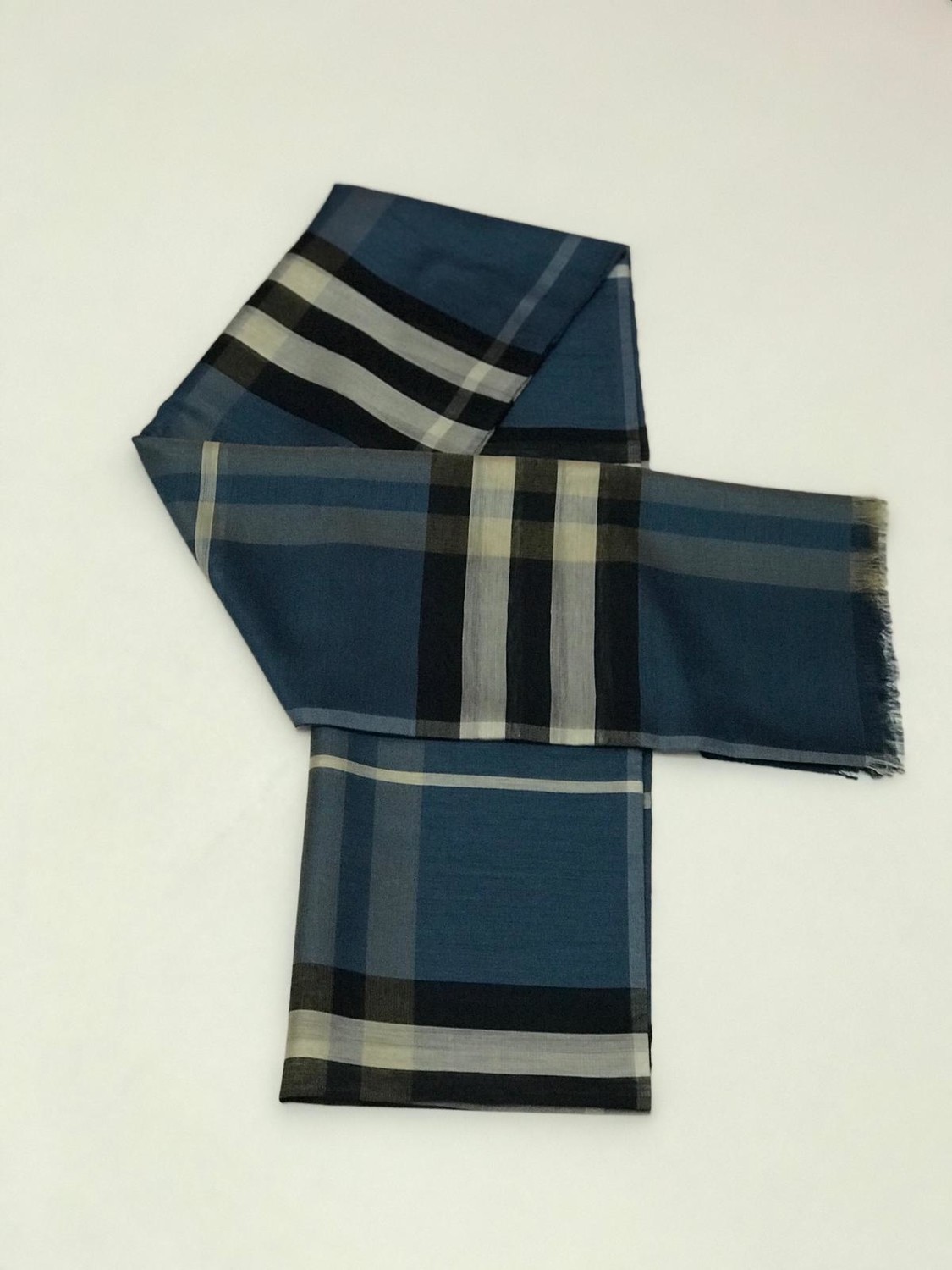Ela Şal % 20 Ipek Burberry Kadın Şal görsel 2