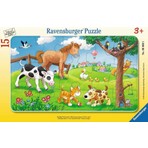 Ravensburger 15 Parça Puzzle Cuddly Friends 060665