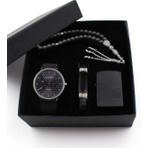 Vega Gift Shop Özel Kutulu Saat & Bileklik & Zippo Çakmak Tesbih Seti