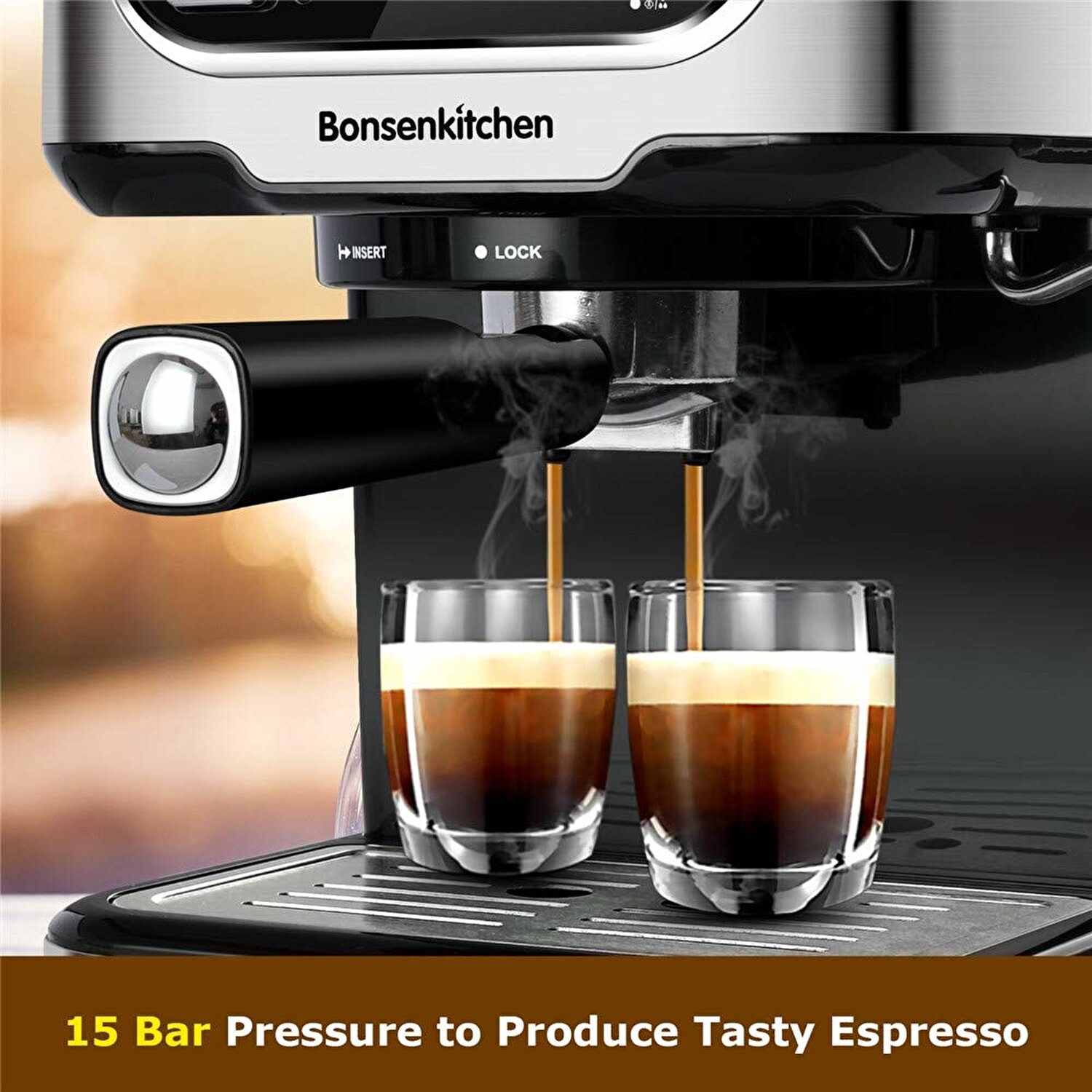 Bonsenkitchen Cm Bar Espresso Makinesi Fiyat