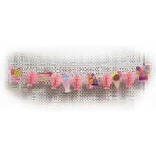 Event Party Store Kağıt Süs Pembe 4m