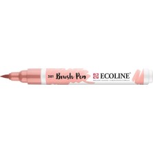 Talens Ecoline Fırça Uçlu Sulu Boya Kalemi Pastel Red
