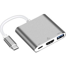 Mobitell 3in1 Type C To Hdmı USB 3.0 Type C 3.1 4K Dönüştürücü