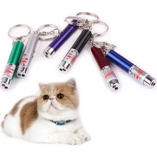 Bigem Kedi Oymatmak Için Lazer Mini Lazer Anahtarlık Lazer Işık Kırmızı Noktalı Lazer