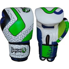 Dragon Cool Lime Hakiki Deri Kick Boks, Muay Thai ve Boks Eldiveni 30278