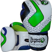 Dragon Cool Lime Hakiki Deri Kick Boks, Muay Thai ve Boks Eldiveni 30278