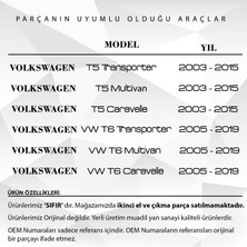 Volkswagen Vw T6 Multivan Için Yan Sürgülü Cam Tamir Seti