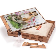 King Of Puzzle Hello Spring Ahşap Puzzle 1000 Parça