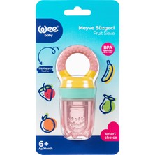 Wee Baby Meyve Süzgeci Pembe 6+ Ay Diş Kaşıyıcı Özellikli