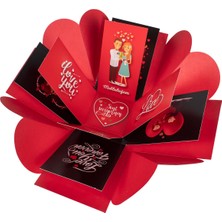 Kına Atölyesi  Iç Içe Özel Resimli Mesajlı Kutu