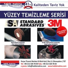 Habib Makina 25'li Standard Abrasives  (51  mm) Pas Sokucu Yuzey Yemızleyıcı