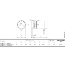 Grundfos Comfort UP1514 B Pm Resirkülasyon Pompası  1/2''