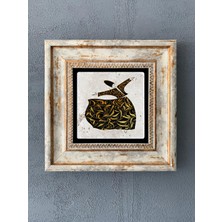 Oscar Stone Decor Çerçeveli Taş Duvar Dekoru 20 x 20 cm CDD1-40-098