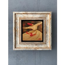 Oscar Stone Decor Çerçeveli Taş Duvar Dekoru 20 x 20 cm CDD1-40-064