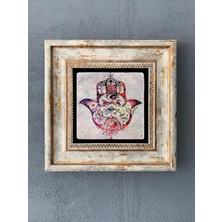 Oscar Stone Decor Çerçeveli Taş Duvar Dekoru 20 x 20 cm CDD1-40-118