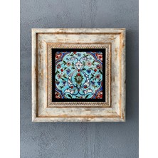 Oscar Stone Decor Çerçeveli Taş Duvar Dekoru 20 x 20 cm CDD1-40-257