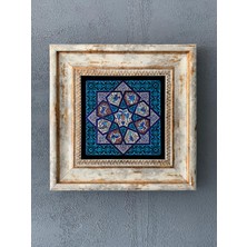 Oscar Stone Decor Çerçeveli Taş Duvar Dekoru 20 x 20 cm CDD1-40-292