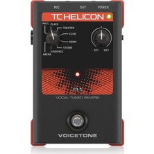 Tc Helicon Voicetone Single R1 Vokal Için Stüdyo Kalitesinde Reverb Pedalı