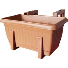 Bimbambom Askılı Ayarlı Bahçe Balkon Teras Saksı US:310 Botanik Saksı