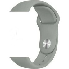 Arabulalaca Apple Watch Uyumlu 42MM Silikon Kordon 42 mm Kayış Seri 1-2-3 Bej