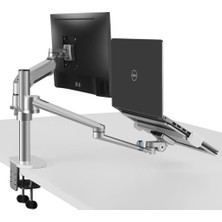 Npo STD7086S 10"-27" Notebook Stand ve Amortisörlü Vesa Monitör Tutucu Kol