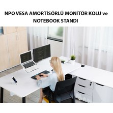 Npo STD7086S 10"-27" Notebook Stand ve Amortisörlü Vesa Monitör Tutucu Kol