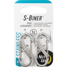 Niteize Nite Ize S-Biner Paslanmaz Çelik Karabina #1 (2lipaket)