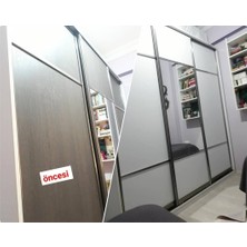 Yağmur Sanat Parlak Düz Beyaz Yapışkanlı Folyo