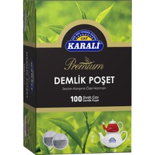 Karali Premium Demlik Poşet Siyah Çay 100'lü