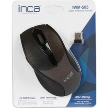 Inca IWM-505  2.4GHz 1600dpi Nano Laser Kablosuz Mouse