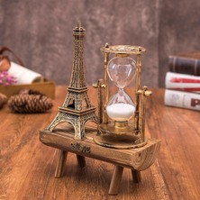 Evim Shopping  Eyfel Kulesi Paris Ahşap Kum Saati