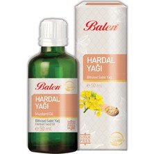 Balen Hardal Yağı Soğuk Pres 50 ml x 4