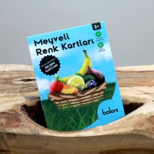 Meyveli Renk Kartları - Oyun Destekli Çocuk Gelişim Kartları