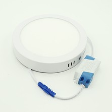 Sunlight Yuvarlak Sıva Üstü 12 Watt LED Panel Armatür Trafolu Beyaz Gün