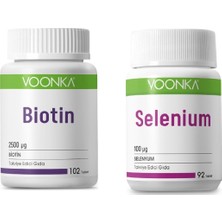 Biotin 2500 Mcg 102 Tablet + Selenyum 100 Mcg 92 Tablet