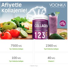 Voonka Collagen, Hyaluronic Acid 32 Tablet + Multi Collagen Powder 300 gr