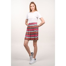 Alexander Gardi Alexandergardı Beli Lastikli Simli Pilili Etek (B20-160607)