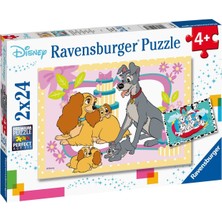 Ravensburger 2X24 Parça Puzzle Walt Disney Favori Hayvanlar 050871