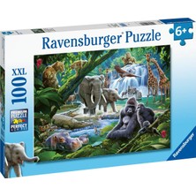 Ravensburger 100 Parça Puzzle Vahşi Hayvanlar 129706