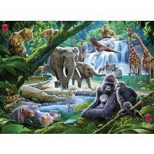 Ravensburger 100 Parça Puzzle Vahşi Hayvanlar 129706