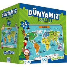 Ca Games 24 Parça Dünyamiz Maxi Boy Eğitici Puzzle - 5025