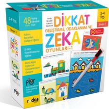 Piar Kids /Dikkat Geliştirme, Odaklanma Ve Zeka Oyunları / Seviye 1 / 2-4 Yaş