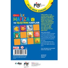 Piar Kids / İlk Hafıza ve Eşleştirme Kartları 3-7 Yaş /Seviye 1