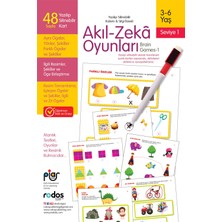 Piar Kids / Akıl-Zeka Oyunları 3-6 Yaş / Seviye 1