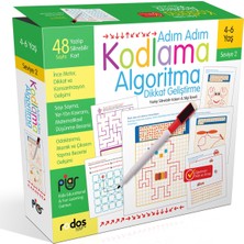 Piar Kids / Adım Adım Kodlama Algoritma Oyun Seti 4-6 Yaş / Seviye 2