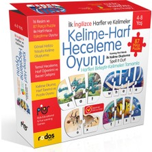 Piar Kids / İlk İngilizce Harfler ve Kelimeler / Kelime-Harf Heceleme-Puzzle Oyunu / Kelime Oluşturma /4-8 Yaş