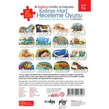 Piar Kids / İlk İngilizce Harfler ve Kelimeler / Kelime-Harf Heceleme-Puzzle Oyunu / Kelime Oluşturma /4-8 Yaş